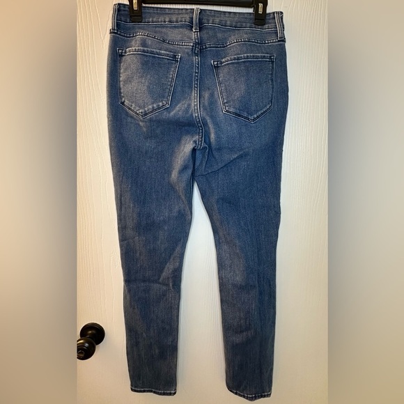 Old Navy High Rise Super Skinny Blue Denim Jeans Women’s‎ 8 Inseam 28” - Picture 6 of 7